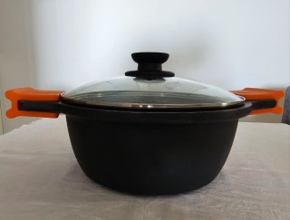 Cacerola BRA Efficient 24cm Tapa Cristal