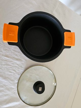 Cacerola BRA Efficient 24cm Tapa Cristal