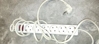 Regleta 5 enchufes con interruptor