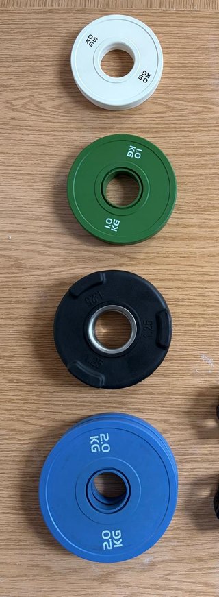 Discos Fraccionales (0.5kg, 1kg, 1.25kg y 2.0 Kg)