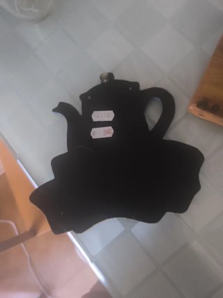 Colgador de pared cocina tetera y taza