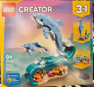 LEGO Creator 3 en 1 Delfines 31385 Sin abrir