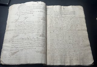Gran Manuscrito 1760 (23 Hojas)-Sello IV CarlosIII