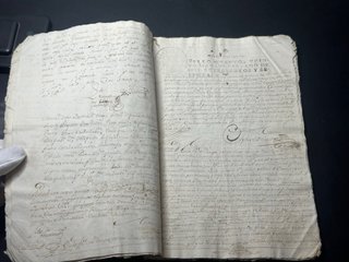 Gran Manuscrito 1760 (23 Hojas)-Sello IV CarlosIII