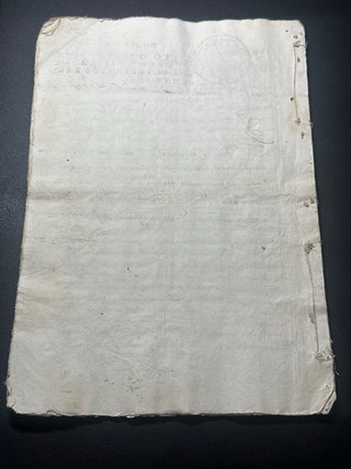 Gran Manuscrito 1760 (23 Hojas)-Sello IV CarlosIII