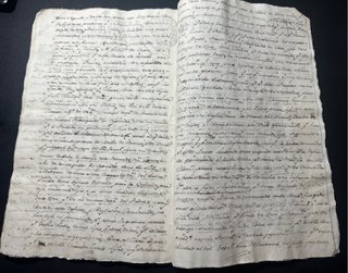 Gran Manuscrito 1760 (23 Hojas)-Sello IV CarlosIII