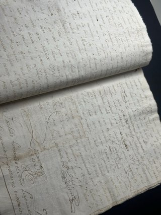 Gran Manuscrito 1760 (23 Hojas)-Sello IV CarlosIII