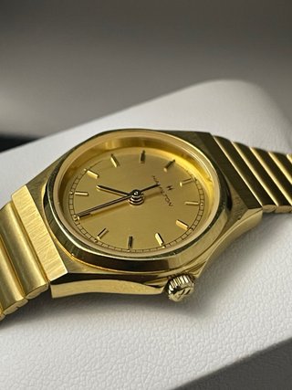Orologio Hamilton Quartz Vintage Dorato