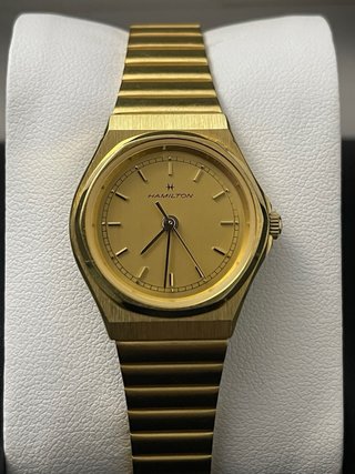 Orologio Hamilton Quartz Vintage Dorato