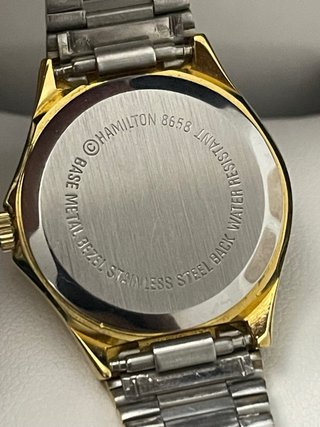 Orologio Hamilton Quartz Vintage Dorato