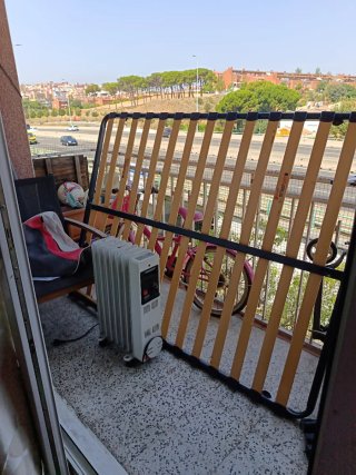 Somier de madera y metal