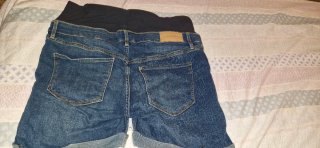 Pantalón corto premamá vaquero
