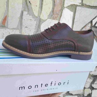 Scarpe eleganti uomo Montefiori bordeau 41