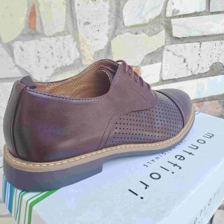 Scarpe eleganti uomo Montefiori bordeau 41