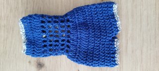 Conjunto crochet azul Barbie