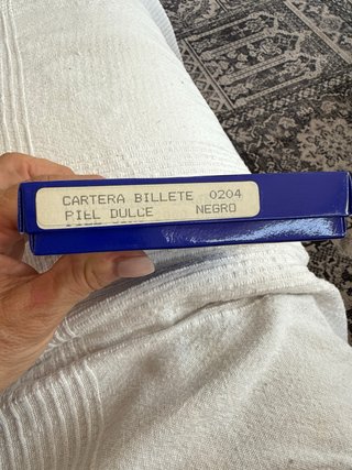 Cartera Billetero Piel Negra Gino Vittoria