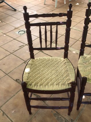 2 Sillas Vintage Madera