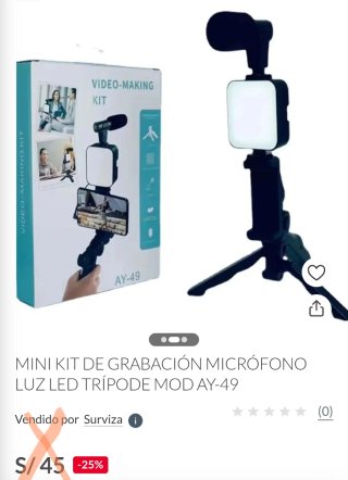 Kit video Makinh / live/, Smartphone AY-49