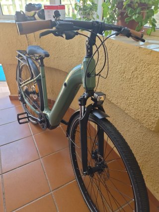 Bici Eléctrica Verde