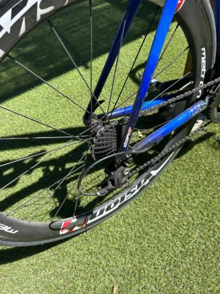 Bicicleta de carretera Scott azul
