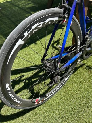 Bicicleta de carretera Scott azul