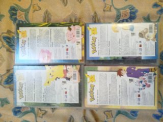 Lotes Pokémon VHS: Bulbasaur, Pikachu, Ash