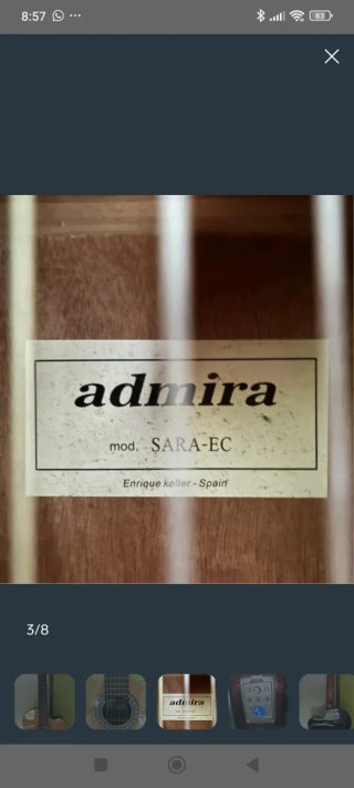 Guitarra Admira Sara