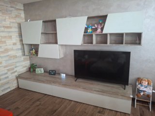 Mobile soggiorno colore quercia beige