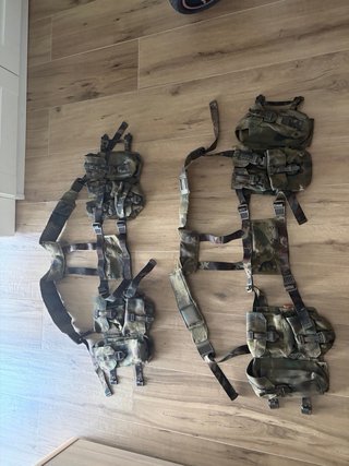 Trinchas ejército camuflaje airsoft
