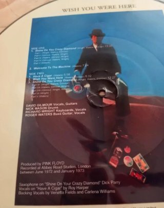 Vinilo Pink Floyd Wish You Were Here Picture Disc