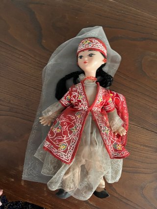 Lote Muñecas  Antiguas Vestido Típico