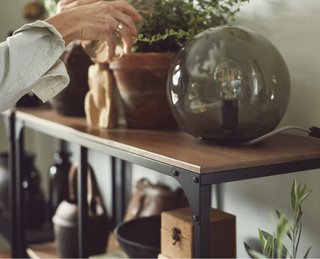 Estantería Ikea Fjällbo Hierro y Madera