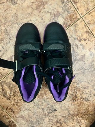 Zapatillas Reebok Halterofilia Negro/Morado