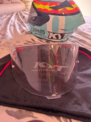 Casco KYT Star Lite Leopard Natural talla L