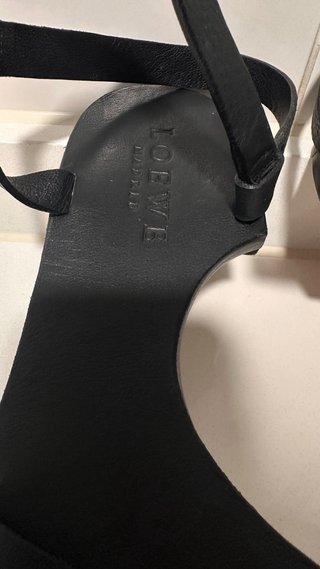 Sandalias Loewe Negras Mujer