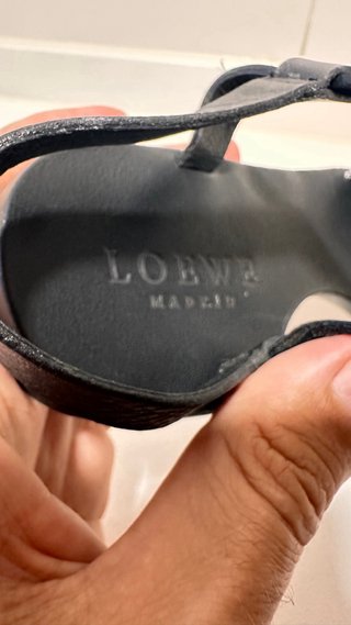 Sandalias Loewe Negras Mujer