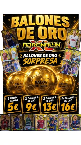 Balones de Oro Adrenalyn XL Sorpresa