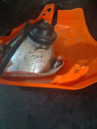 Careta KTM Naranja