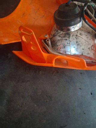 Careta KTM Naranja