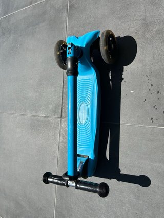 Patinete infantil 3 ruedas con luces