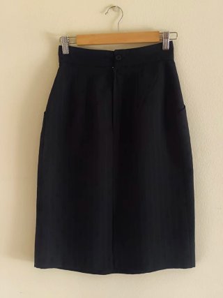 Falda negra talla S