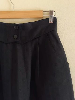 Falda negra talla S
