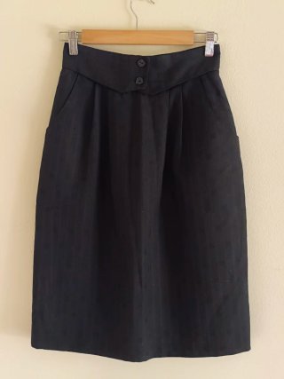 Falda negra talla S