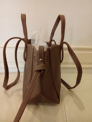 Bolso de mano marrón