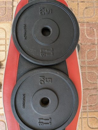 Discos de hierro fundido 5kg 28mm
