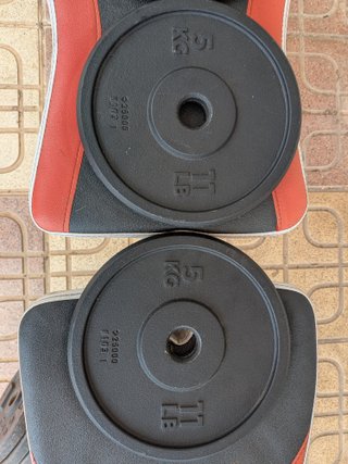 Discos de hierro fundido 5kg 28mm