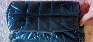 Bolso azul metalizado