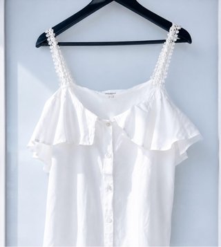 Blusa Springfield Blanca Talla L