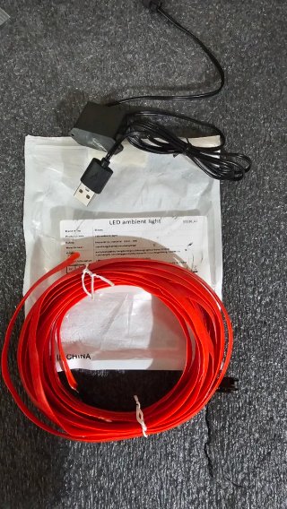 Strisce LED Ambientali Rosse per Auto