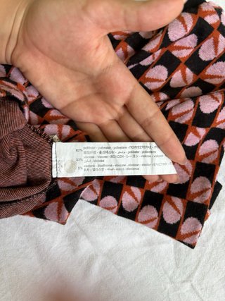 Zara Top Fantasia Geometrica Retro Tg S